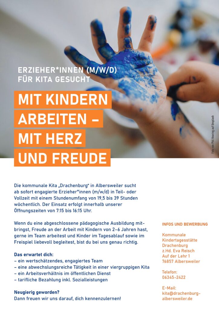 Pädagogisches Personal gesucht