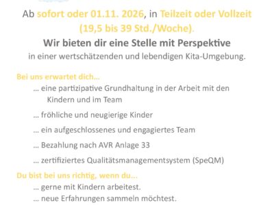 Werde Kita- Superheld*in